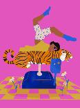 Put a tiger in your heart-Jota de jai-Framed Giclee Print