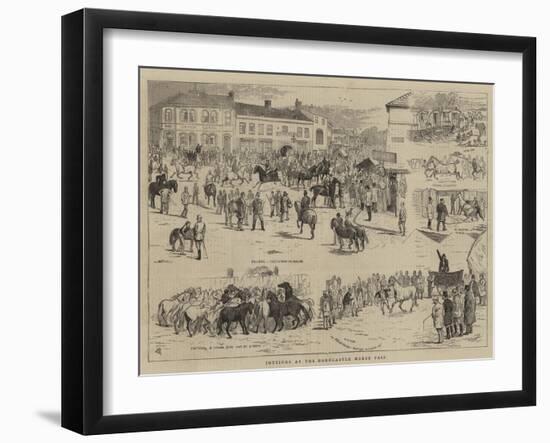 Jottings at the Horncastle Horse Fair-Alfred Chantrey Corbould-Framed Giclee Print