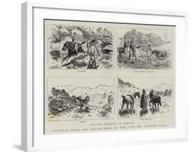 Jottings from the Sketch-Book of the Late Mr Richard Wake-null-Framed Giclee Print