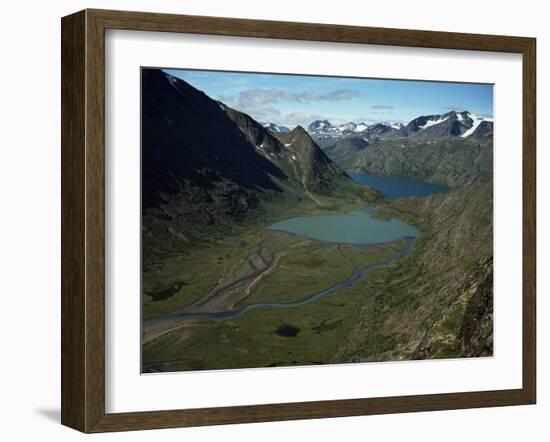 Jotunheimen, Leirungen, and Lake Gjende, Norway, Scandinavia-Kim Hart-Framed Photographic Print