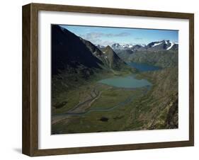 Jotunheimen, Leirungen, and Lake Gjende, Norway, Scandinavia-Kim Hart-Framed Photographic Print