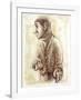 Joueur de Petanque-Jacques Aslanian-Framed Limited Edition