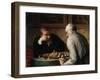 Joueurs d'échecs-Honoré Daumier-Framed Giclee Print