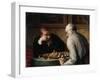 Joueurs d'échecs-Honoré Daumier-Framed Giclee Print