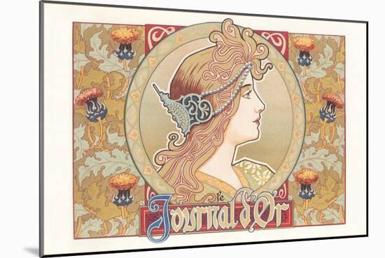 Journal d'Or-null-Mounted Art Print