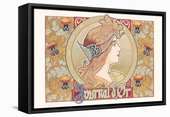 Journal d'Or-null-Framed Stretched Canvas