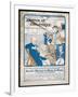 Journal De L'Atlantique, Ship's Newspaper for the 3rd Day of the Atlantic Crossing by La Lorraine-Adolphe Cossard-Framed Art Print