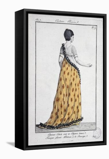 Journal Des Dames Et Des Modes, Journal of Women and Fashions-null-Framed Stretched Canvas