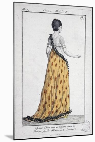 Journal Des Dames Et Des Modes, Journal of Women and Fashions-null-Mounted Giclee Print