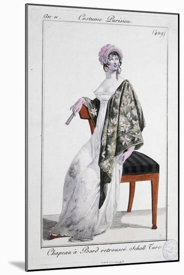 Journal Des Dames Et Des Modes, Journal of Women and Fashions-null-Mounted Giclee Print