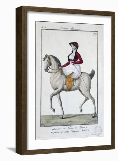 Journal Des Dames Et Des Modes, Journal of Women and Fashions-null-Framed Giclee Print