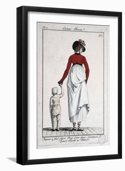 Journal Des Dames Et Des Modes, Journal of Women and Fashions-null-Framed Giclee Print