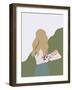 Journal Girl-Leah Straatsma-Framed Art Print