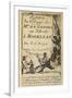 Journal of a Late Voyage of Mr De Gennes to the Straits of Magellan, 1695-1697, Title Page,-null-Framed Giclee Print