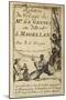 Journal of a Late Voyage of Mr De Gennes to the Straits of Magellan, 1695-1697, Title Page,-null-Mounted Giclee Print