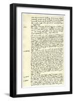 Journal of Sir Walter Raleigh, 1618-Walter Raleigh-Framed Giclee Print