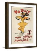 Journal To-Day, Edited by Jerome K. Jerome, 1895-Dudley Hardy-Framed Giclee Print