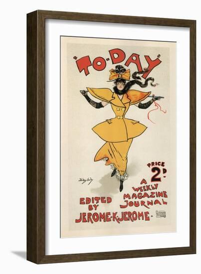 Journal To-Day, Edited by Jerome K. Jerome, 1895-Dudley Hardy-Framed Giclee Print