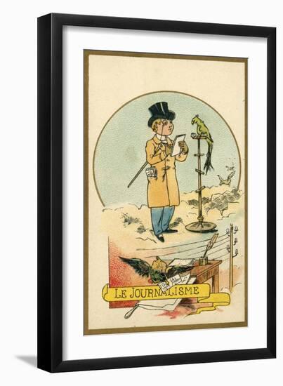 Journalism-null-Framed Giclee Print