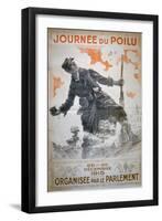 Journée Du Poilu 25 Et 26 Décembre 1915, French World War I Poster, 1915-Maurice Neumont-Framed Premium Giclee Print