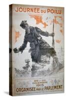 Journée Du Poilu 25 Et 26 Décembre 1915, French World War I Poster, 1915-Maurice Neumont-Stretched Canvas
