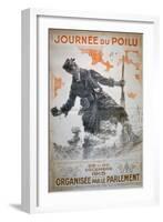 Journée Du Poilu 25 Et 26 Décembre 1915, French World War I Poster, 1915-Maurice Neumont-Framed Giclee Print