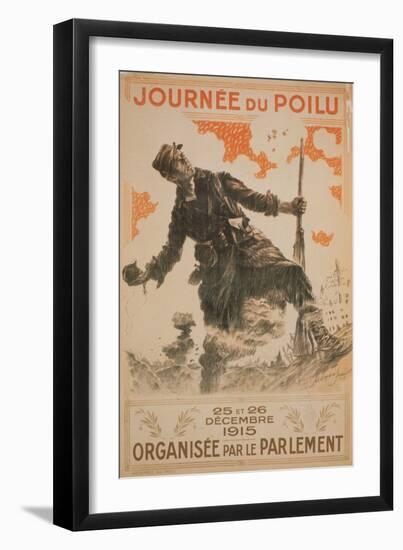 Journee du Poilu, c.1915-Maurice Neumont-Framed Art Print