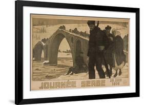 Journee Serbe. 25 Juin 1916-Pierre Mourgue-Framed Art Print