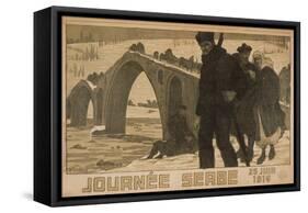 Journee Serbe. 25 Juin 1916-Pierre Mourgue-Framed Stretched Canvas