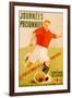 Journees Prisonnier - Red Cross Soccer-Pierre Fix-Masseau-Framed Art Print