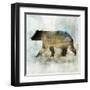 Journey Bear II-Ken Roko-Framed Art Print