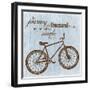 Journey Bike-Lauren Gibbons-Framed Premium Giclee Print