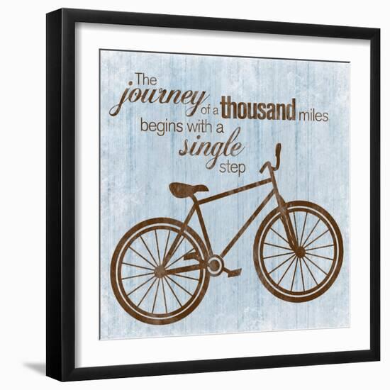 Journey Bike-Lauren Gibbons-Framed Art Print