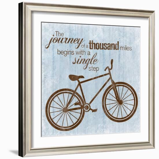 Journey Bike-Lauren Gibbons-Framed Art Print