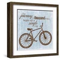 Journey Bike-Lauren Gibbons-Framed Art Print