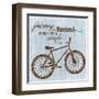 Journey Bike-Lauren Gibbons-Framed Art Print