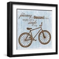 Journey Bike-Lauren Gibbons-Framed Art Print