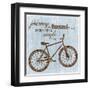 Journey Bike-Lauren Gibbons-Framed Art Print