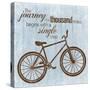 Journey Bike-Lauren Gibbons-Stretched Canvas