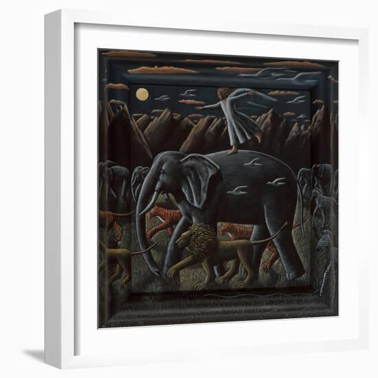 JOURNEY BY MOONLIGHT, 2015-PJ Crook-Framed Giclee Print