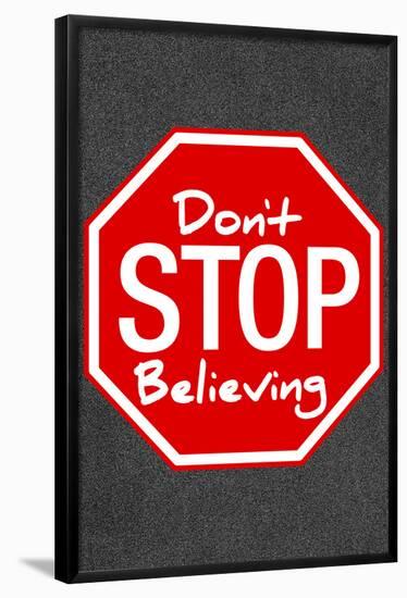 Journey Don't Stop Believing Music-null-Framed Poster