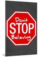 Journey Don't Stop Believing Music-null-Mounted Poster