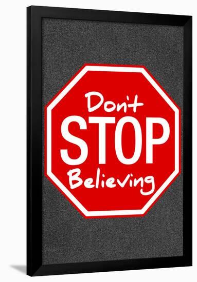 Journey Don't Stop Believing Music-null-Framed Poster