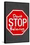 Journey Don't Stop Believing Music-null-Framed Stretched Canvas