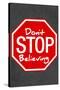 Journey Don't Stop Believing Music-null-Stretched Canvas