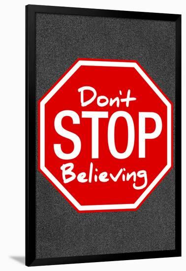 Journey Don't Stop Believing Music-null-Framed Poster