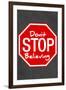 Journey Don't Stop Believing Music-null-Framed Art Print