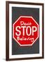 Journey Don't Stop Believing Music-null-Framed Art Print