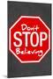 Journey Don't Stop Believing Music-null-Mounted Art Print