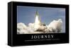 Journey: Inspirational Quote and Motivational Poster-null-Framed Stretched Canvas